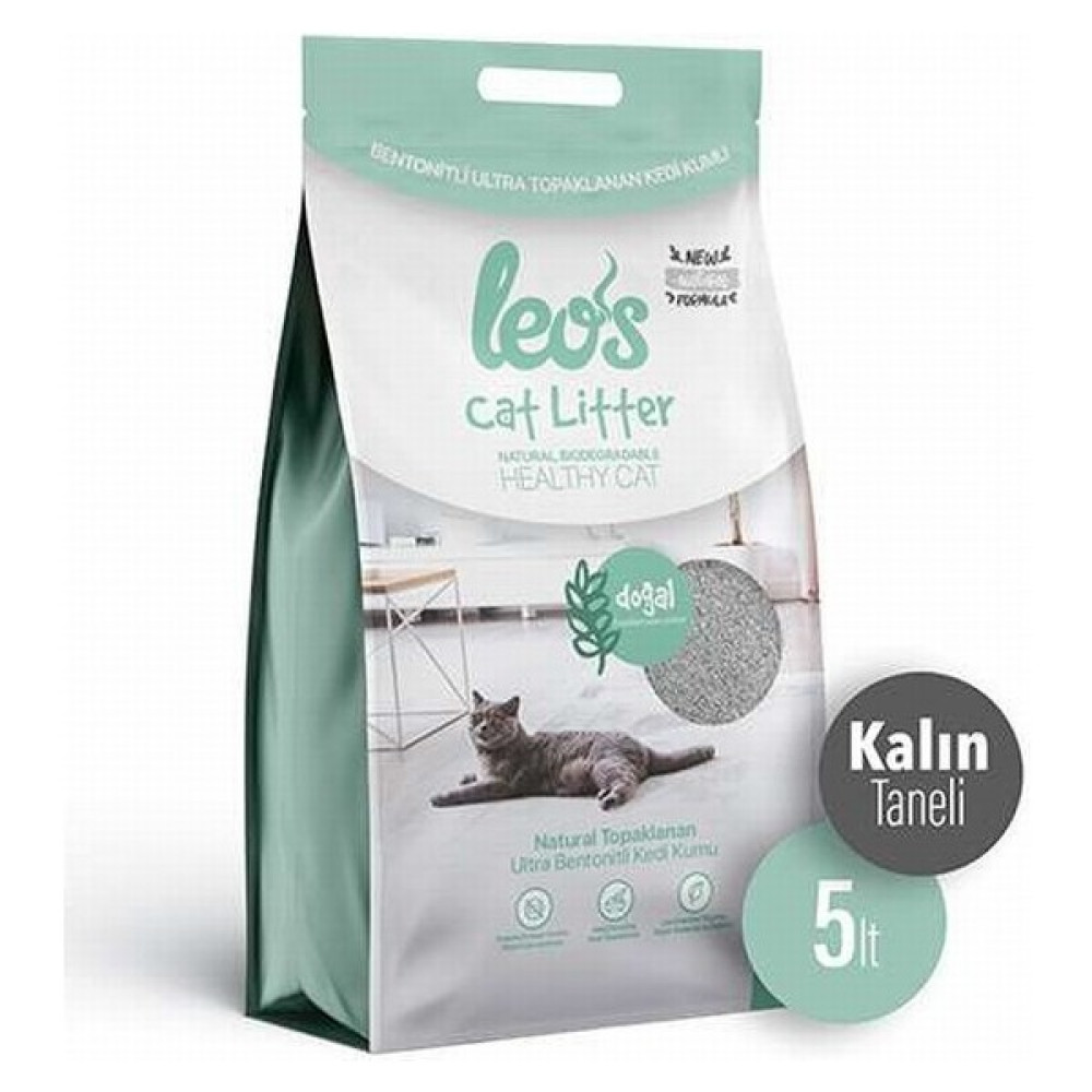 Leos Cat Litter Doğal Bentonit Kedi Kumu Kalın 5 Lt Evcil Hayvan Ürünleri Fiyatı