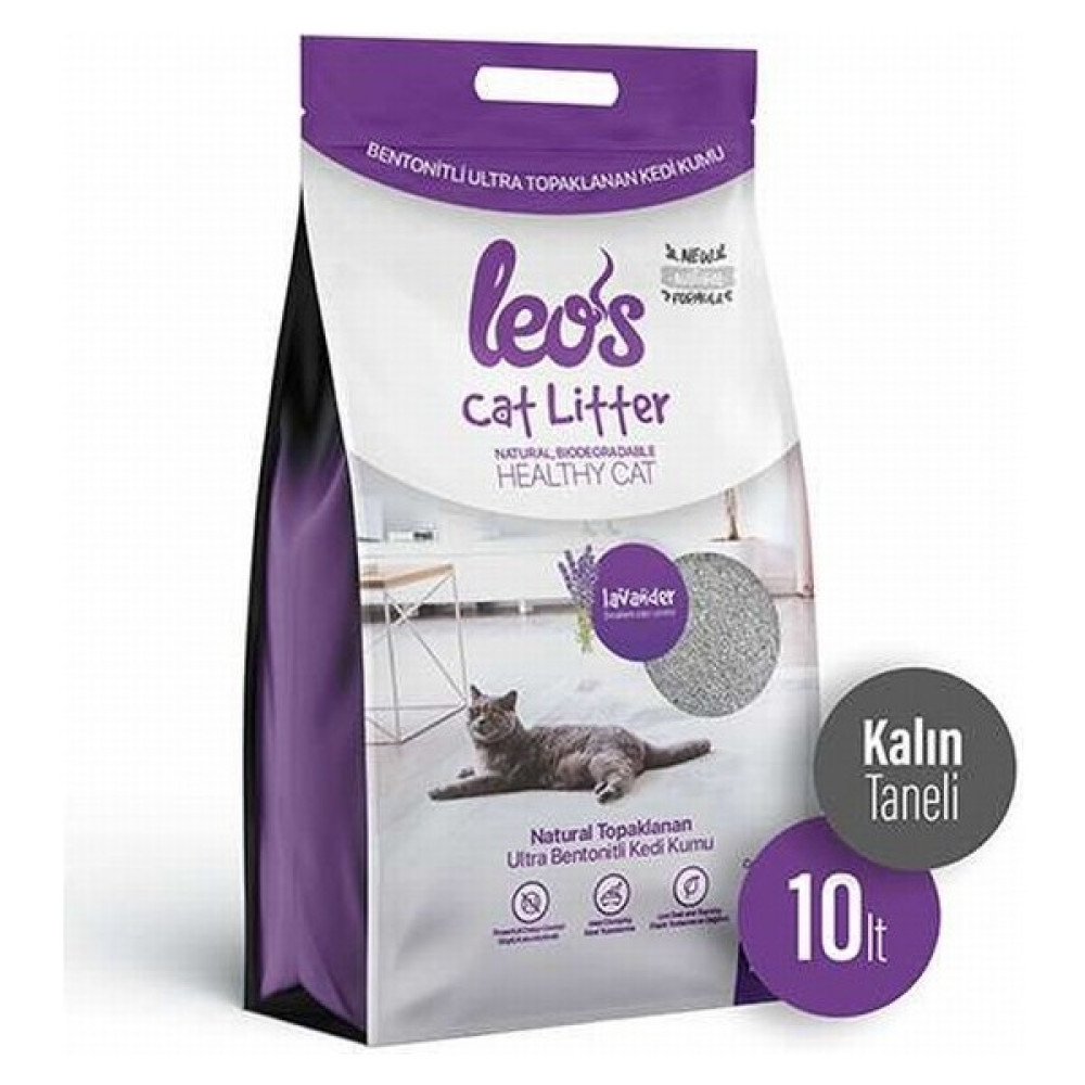 Leos Cat Litter Lavanta Kokulu Kalın Bentonit Kedi Kumu 10 Lt Evcil Hayvan Ürünleri Fiyatı