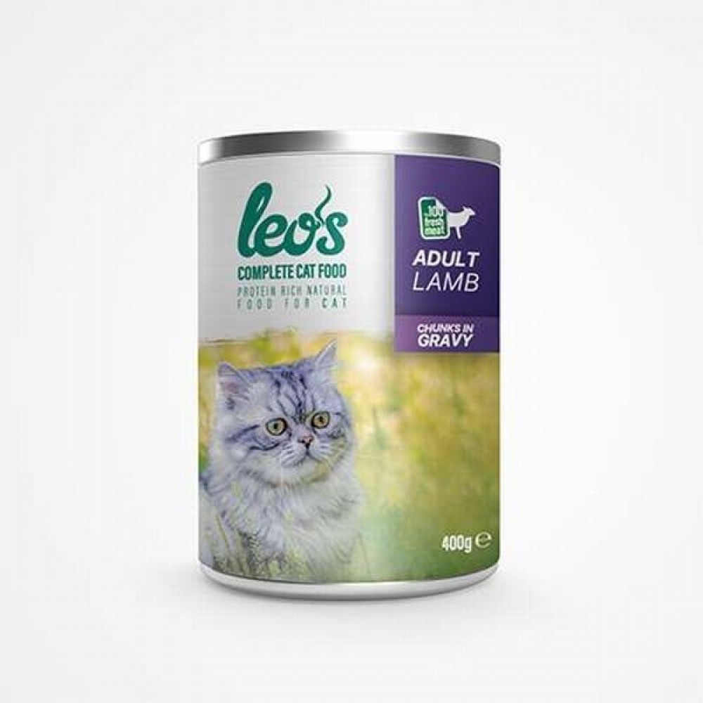 Leos Kuzu Parça Etli Soslu Kedi Konservesi 24x400 Gr Evcil Hayvan Ürünleri Fiyatı