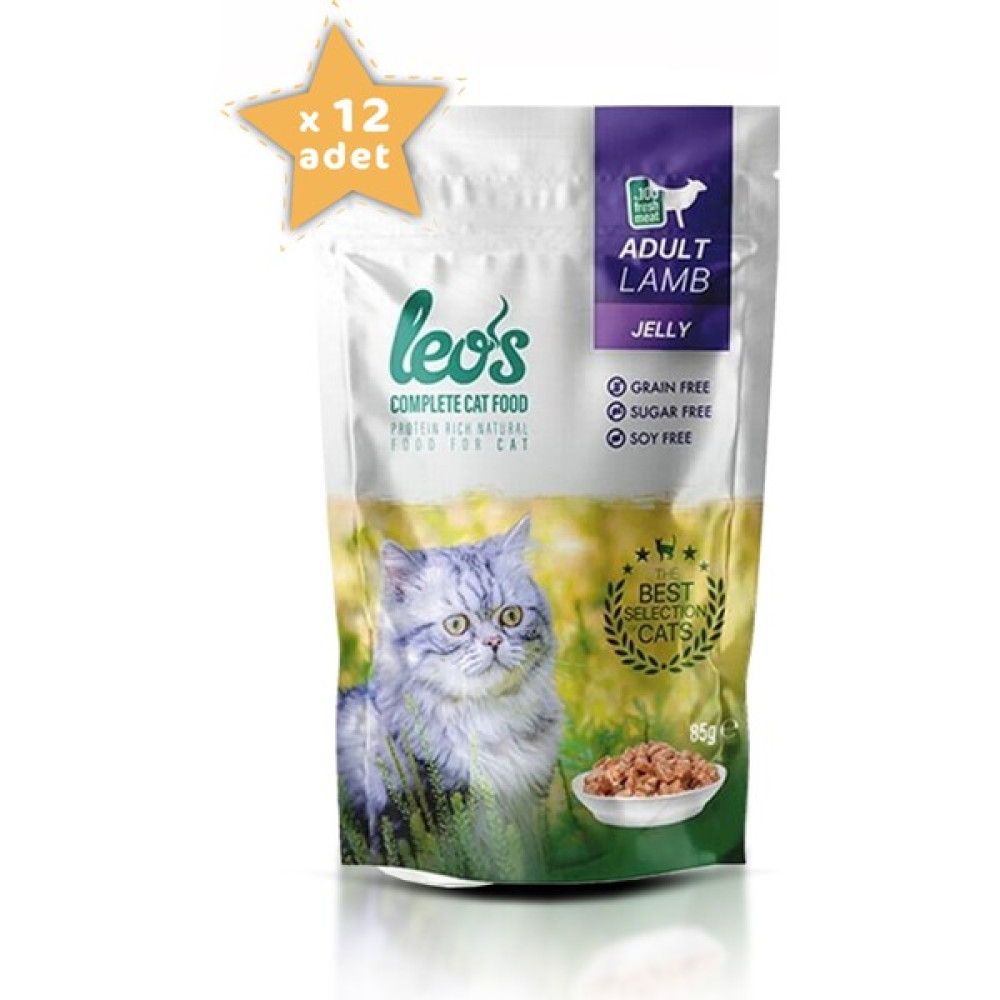 Leos Kuzulu Yetişkin Kedi Yaş Maması Pouch 12x85 Gr Evcil Hayvan Ürünleri Fiyatı
