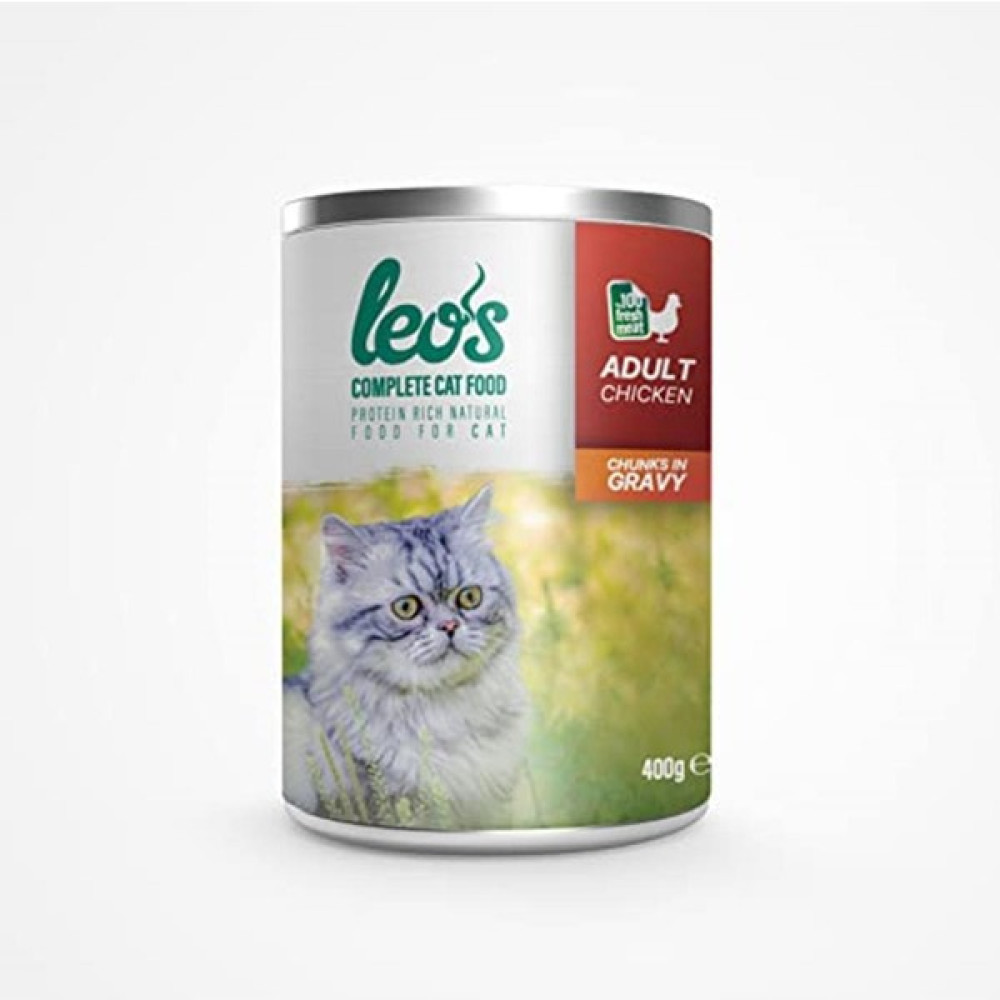 Leo's Leos Tavuk Parça Etli Soslu Kedi Konservesi Kedi Maması 400 gr (Tavuk Etli (Yetişkin)) Evcil Hayvan Ürünleri Fiyatı