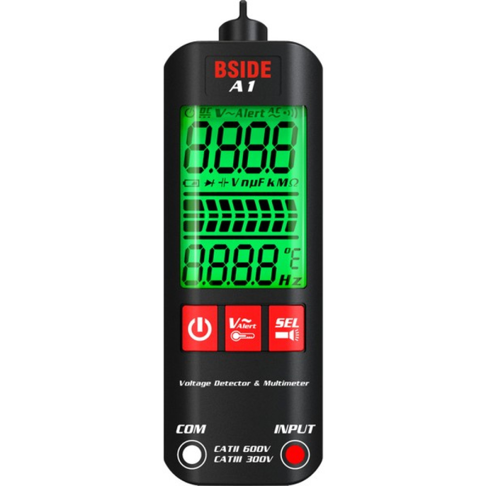 Lepmerk Bsıde A1 Mini Multimetre LCD Dijital Test Cihazı Voltaj (Yurt Dışından) - Siyah Diğer Test ve Ölçüm Cihazları Fiyatı