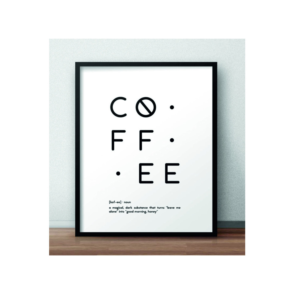 Leprikon 1 Adet Ahşap Coffee Yazılı Mdf Çerçeve Görünümlü Mdf Tablo 20 x 30 Beden Tablo & Poster Fiyatı