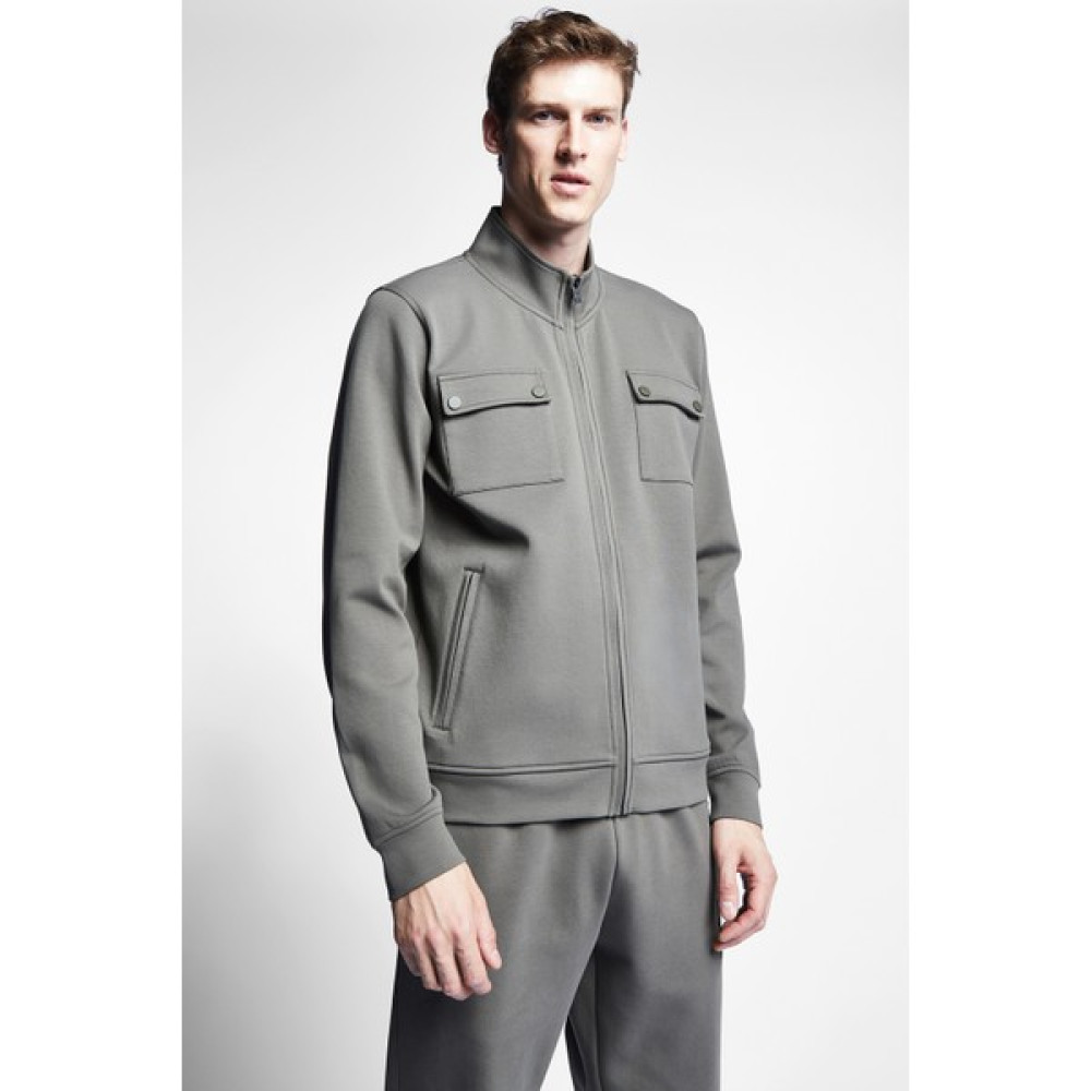 Lescon Haki Erkek Fermuarlı Sweatshirt 22N-1157 T-Shirt & Sweatshirt (Outdoor) Fiyatı