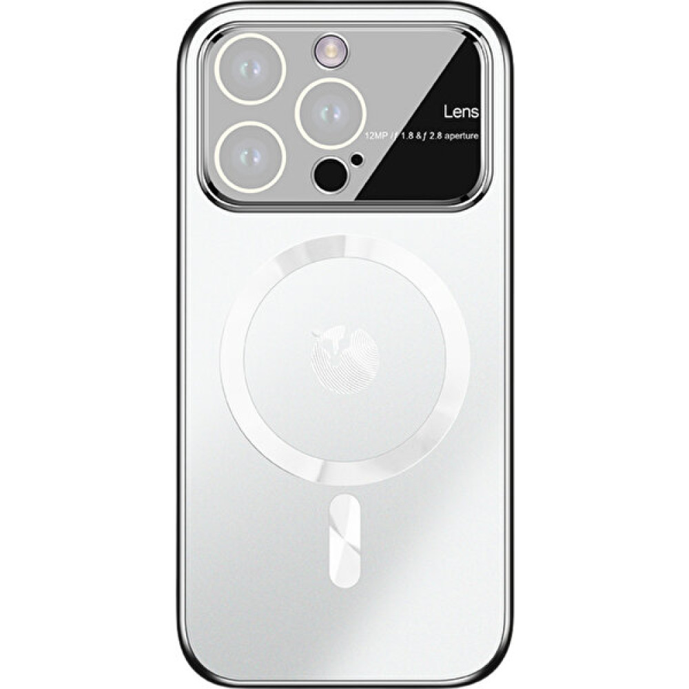 Lesheng iPhone 15 Pro Max Manyetik Büyük Pencereli Telefon Kılıfı - Beyaz (Yurt Dışından) Cep Telefonu Kılıfı Fiyatı