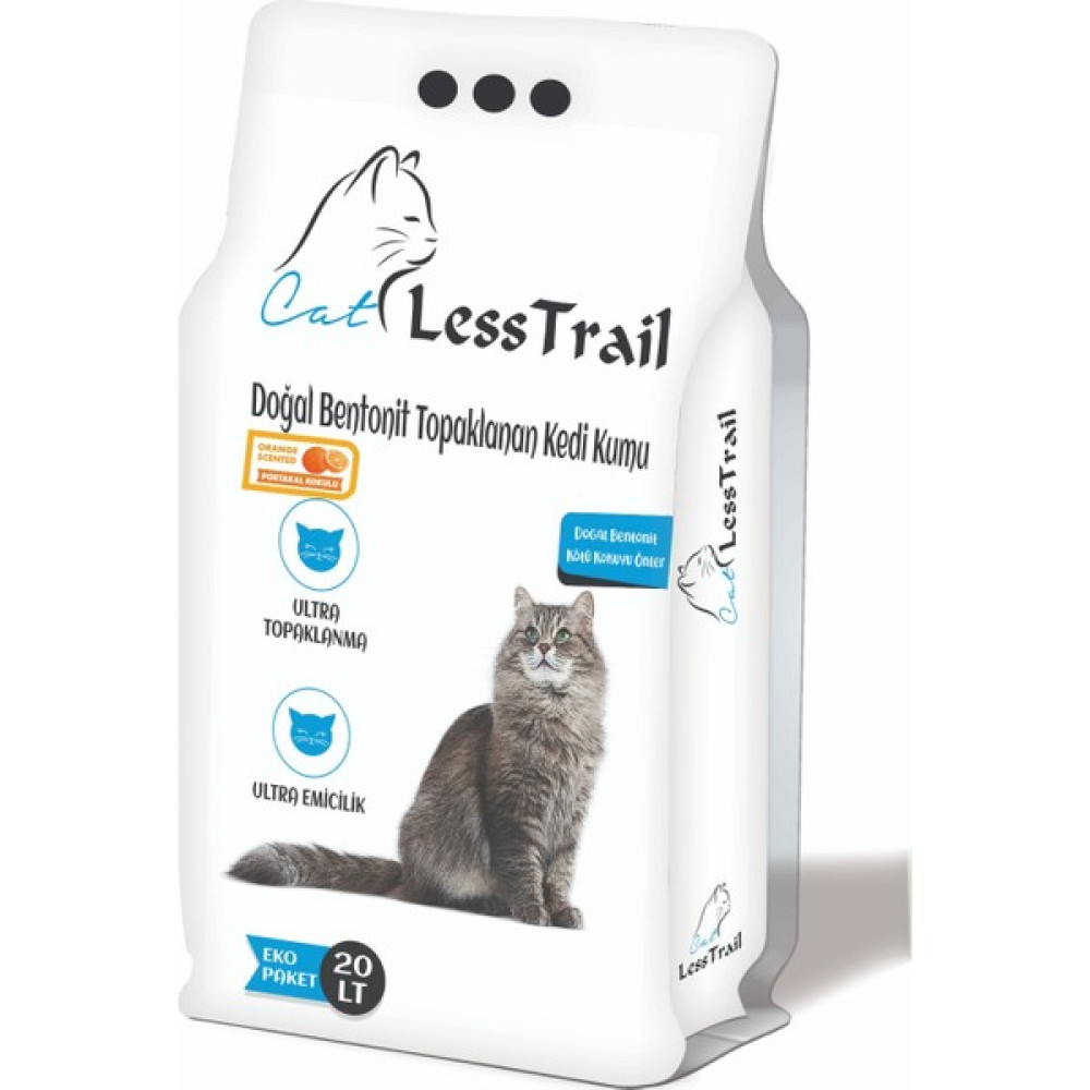 Less Trail 20 Lt Ince Tane Portakal Kokulu Beyaz Bentonit Kedi Kumu Evcil Hayvan Ürünleri Fiyatı