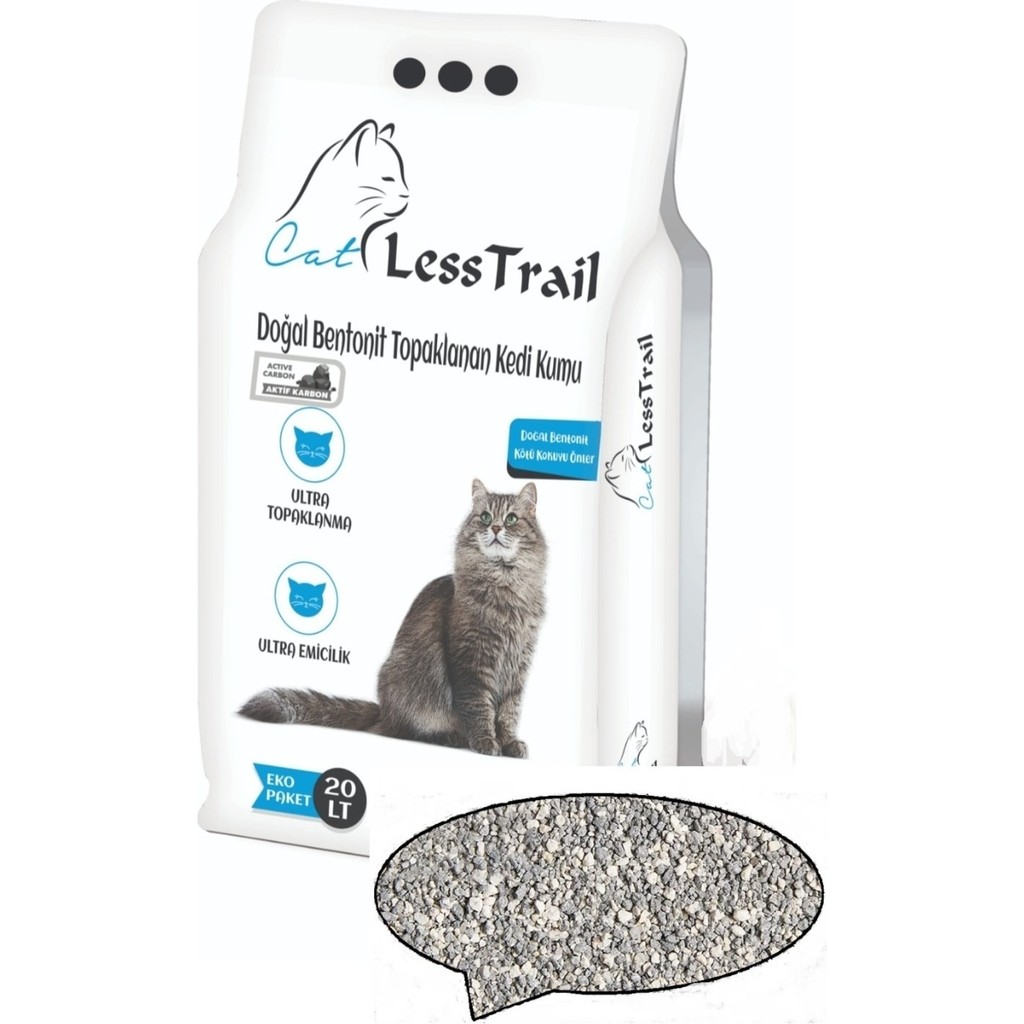 Less Trail Aktif Karbon Kedi Kumu 20 lt İnce Tane Koku Önleyici Ultra Topaklanma Özelliği Evcil Hayvan Ürünleri Fiyatı