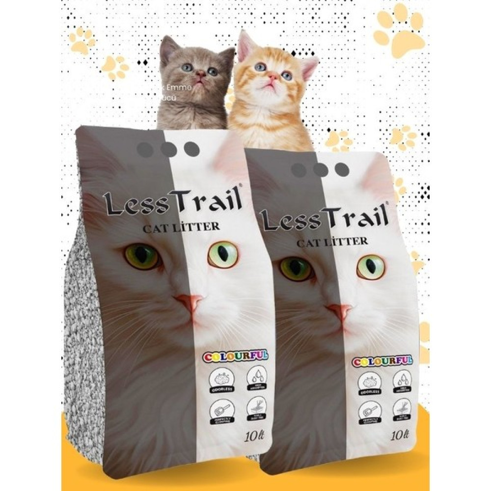Less Trail Colourful Kedi Kumu 10LT x 2 Adet Evcil Hayvan Ürünleri Fiyatı