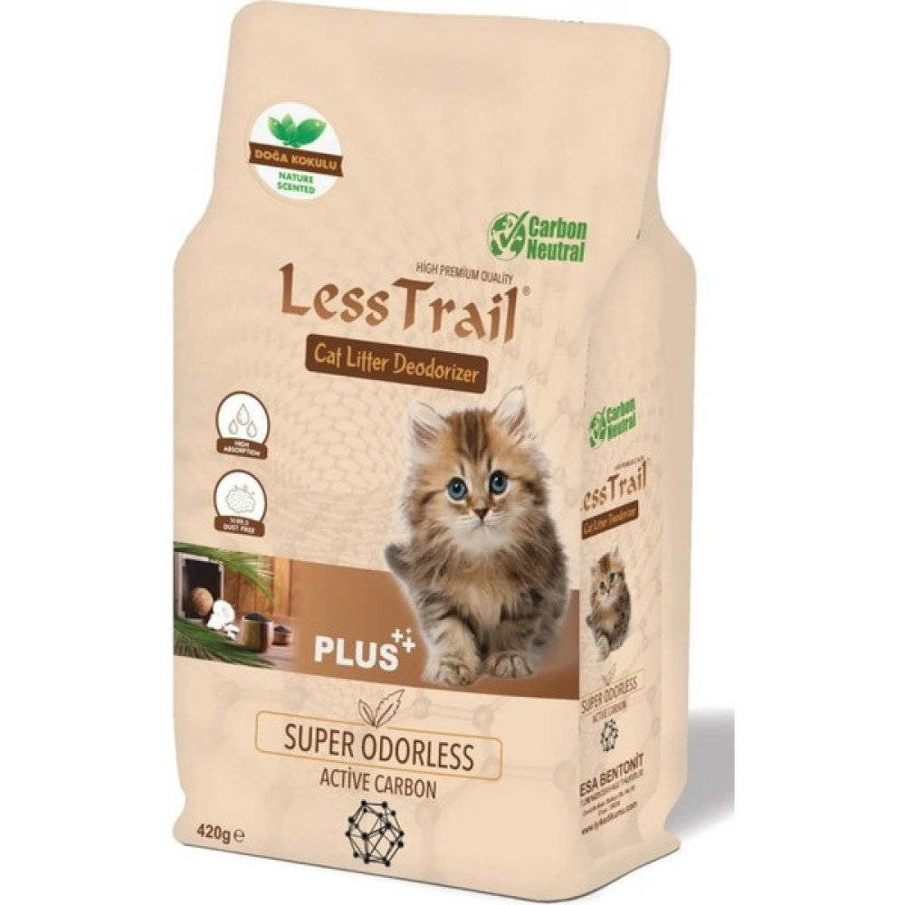 Less Trail Less Trailkedi Kumu Koku Giderici Active Karbon 420GR +Doğa Kokulu Evcil Hayvan Ürünleri Fiyatı