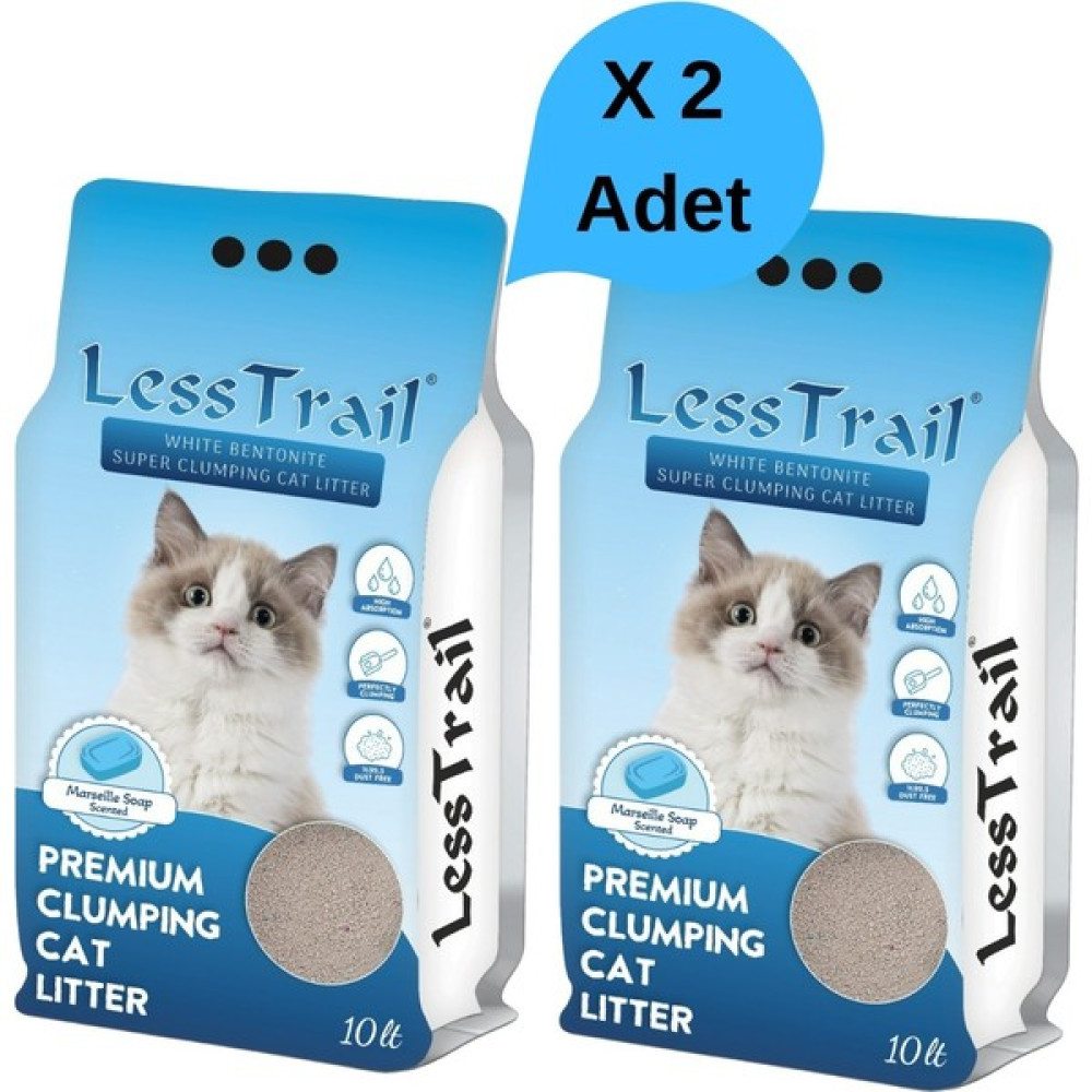 Less Trail Marsilya Sabun Kokulu Kedi Kumu 10lt x 2 Adet Evcil Hayvan Ürünleri Fiyatı