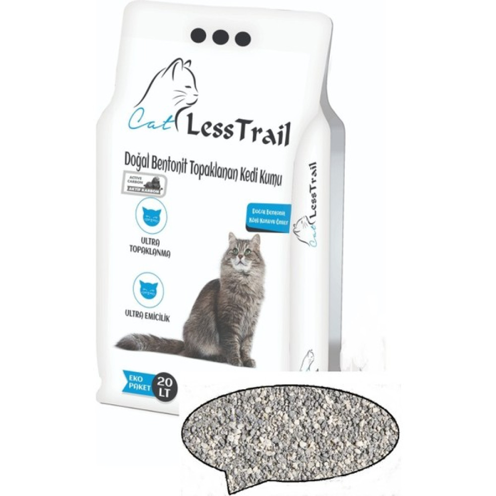 Less Trail Topaklanan Aktif Karbon Kedi Kumu Ince Tane Eko 20 Lt Evcil Hayvan Ürünleri Fiyatı