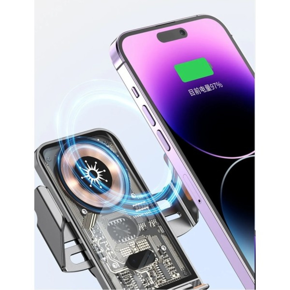 Letang Wireless +Magesafe Sensörlü Açılır Kanatlar 15 Watt Titanyum Grey Cep Telefonu Tutucu Cep Telefonu Tutucu Fiyatı