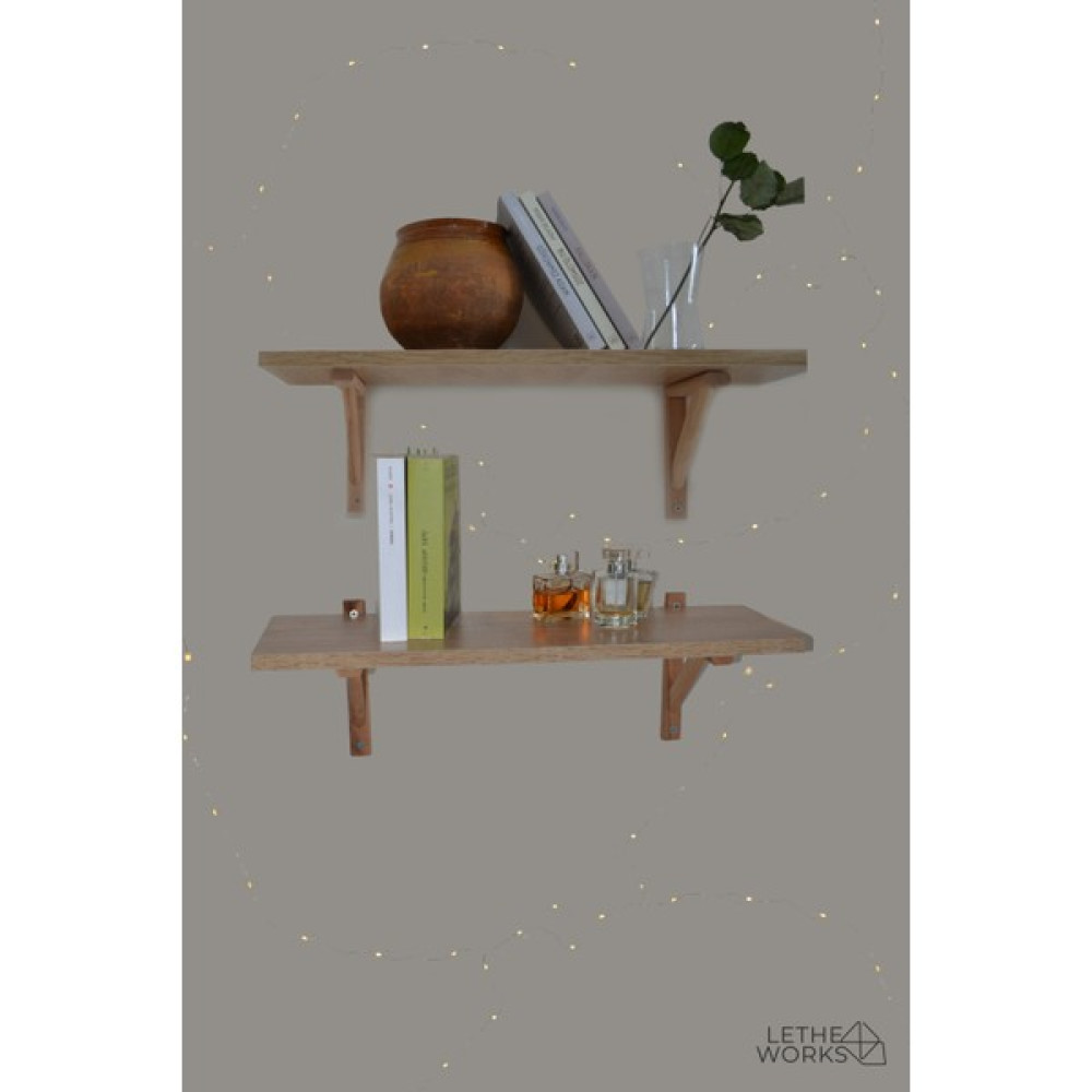 Lethe Works Duvar Rafı (2’li Sonoma Mdf Lam Raf (Ahşap Ayaklı)) Kitaplık - Duvar Rafı & CD / DVD Rafı Fiyatı