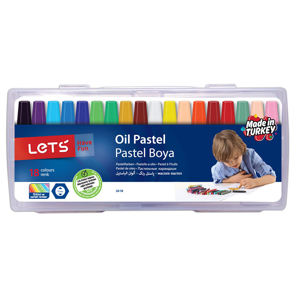 Lets 18li Plastik Çantalı Pastel Boya Pastel Boya Fiyatı
