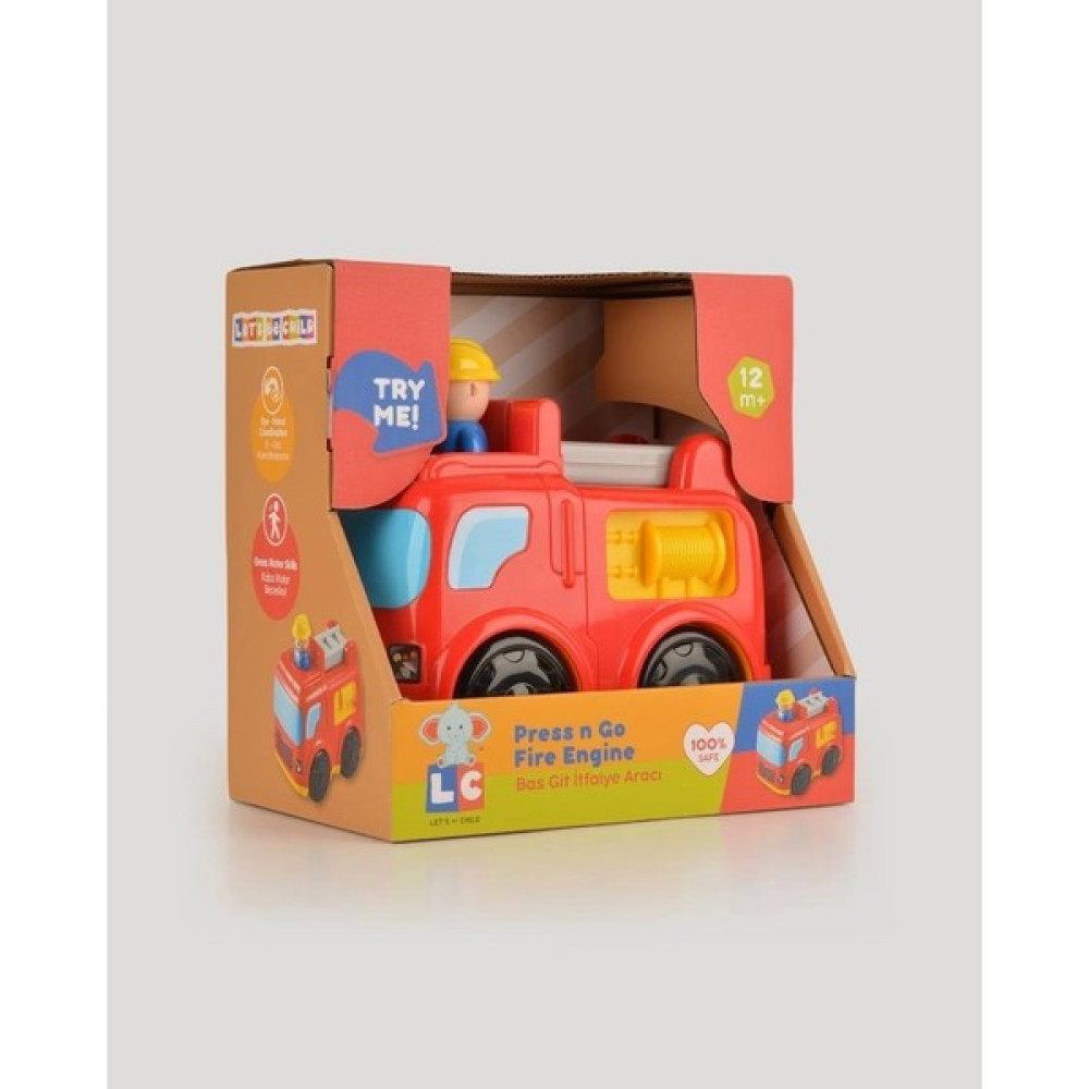 Let's Be Child Eğlenceli Bas Git Itfaiye Arabam - LC-30980 Oyuncak Araç Fiyatı