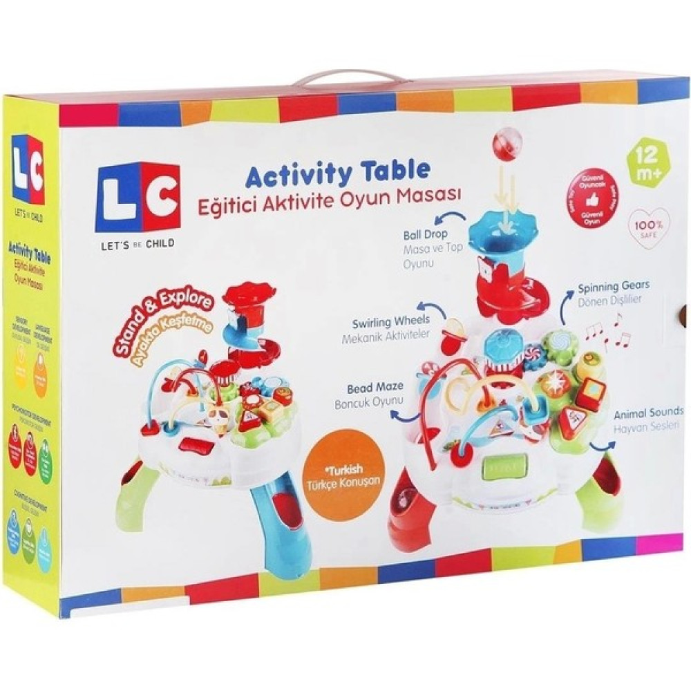 Lets Be Child Let's Be Child Türkçe Konuşan Eğitici Aktivite Masası Bebek Oyuncakları Fiyatı