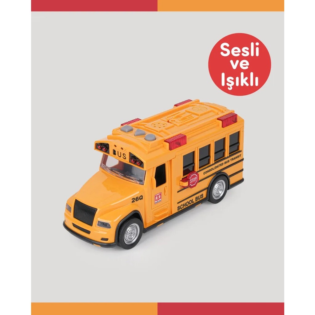 Let's Be Child Sesli ve Işıklı Okul Otobüsü - Sarı Eğitici Oyuncak Fiyatı