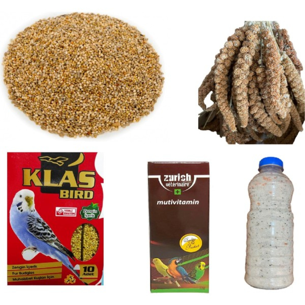 Lets Get Pet Ekonomik Kuş Yem Kum ve Vitamin Seti Oto Boyaları Fiyatı
