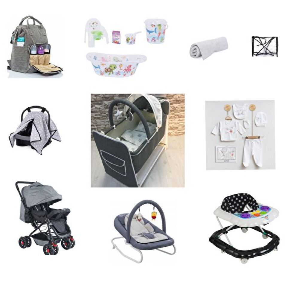Lets Go Baby 18 Parça Çift Yön Bebek Arabası Beşik Ana Kucağı Yürüteç Küvet Takımı Puset Bebek Seti Bebek Arabası ve Pusetler Fiyatı