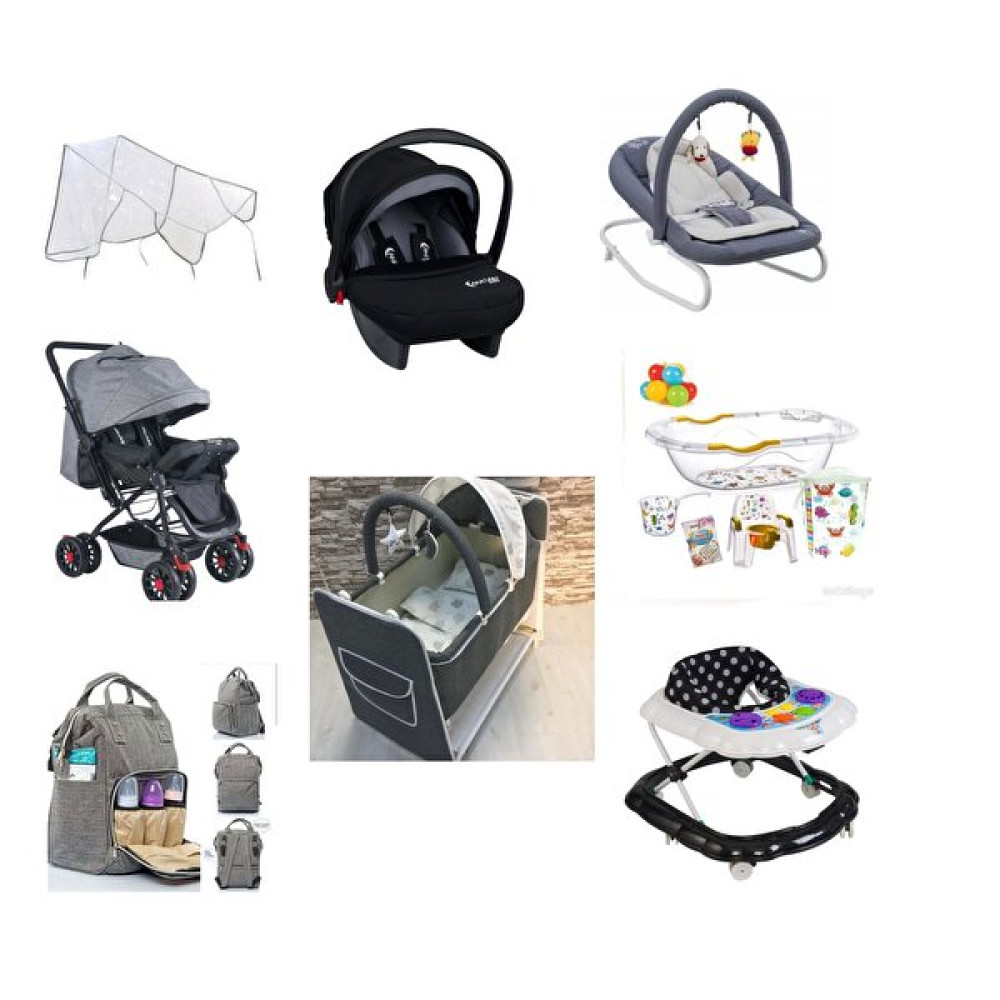 Lets Go Baby Beşik 12 Parça Çift Yön Bebek Arabası Beşik Ana Kucağı Bebek Çeyiz Seti 076125993656 Bebek Arabası ve Pusetler Fiyatı