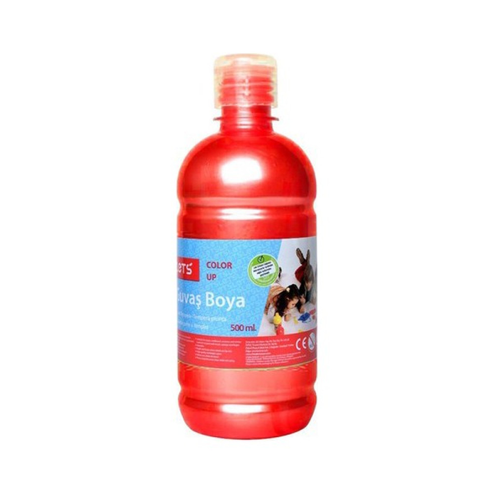 Lets Guaj Boya 500 Ml. Plastik Şişe Kırmızı L-5103 Guaj Boya Fiyatı