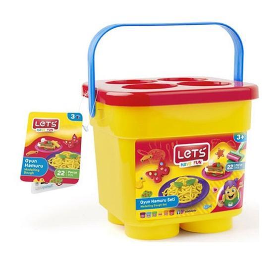 Lets L8902 6 Renk 16 Kalıp Kovalı Oyun Hamuru