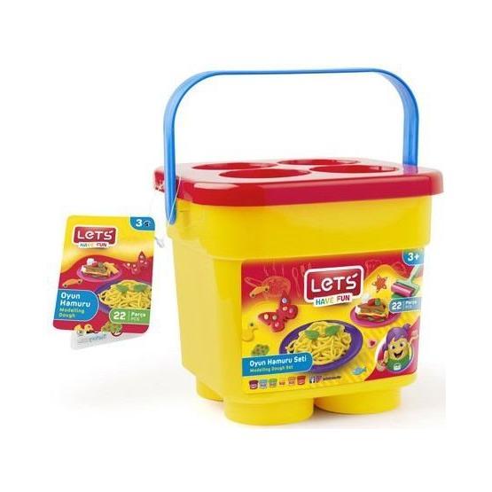 Lets L8902 6 Renk 16 Kalıp Kovalı Oyun Hamuru
