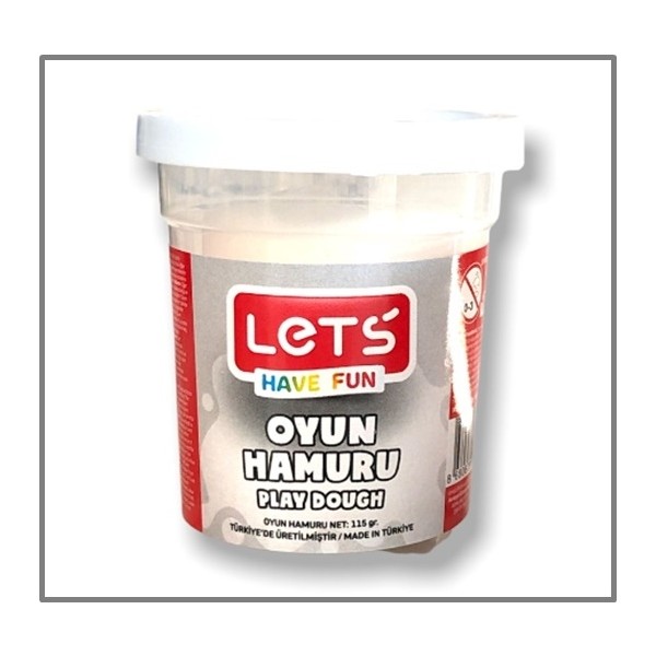 Let's Lets Oyun Hamuru 115GR Beyaz - 2 Adet Oyun Hamuru & Kil Fiyatı