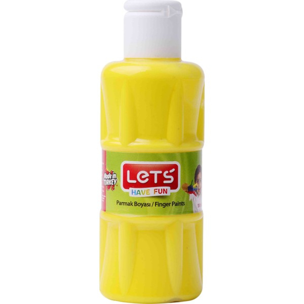 Let's Lets Parmak Boyası 100 ml Sarı / L-5652 Guaj Boya Fiyatı
