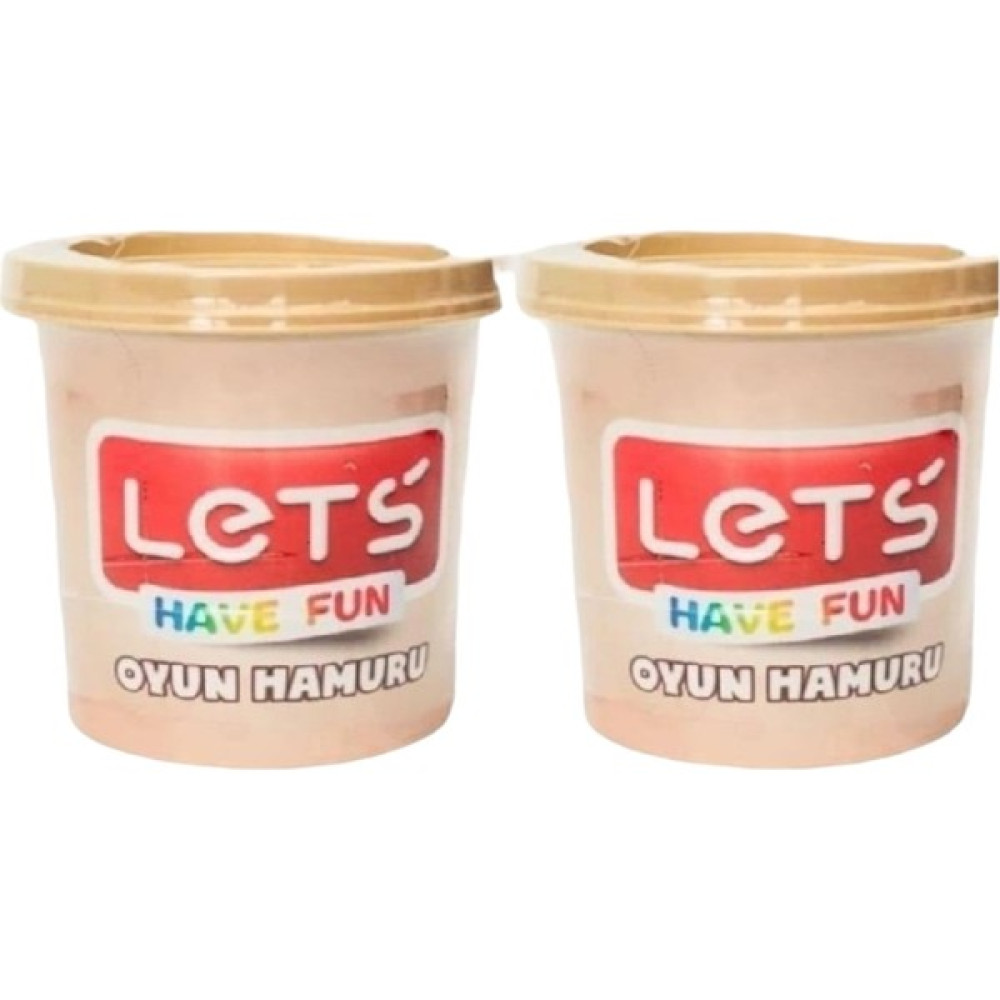 Let's Lets Tek Renk Oyun Hamuru Ten Rengi ( 150 Gram ) Ikili - Pembe Oyun Hamuru & Kil Fiyatı
