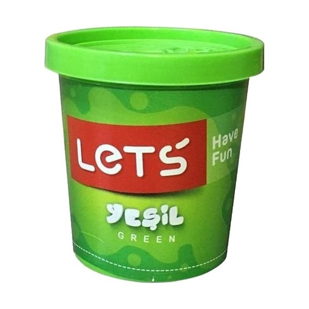 Let's Lets Tek Renk Oyun Hamuru Yeşil 150 Gram Oyun Hamuru & Kil Fiyatı