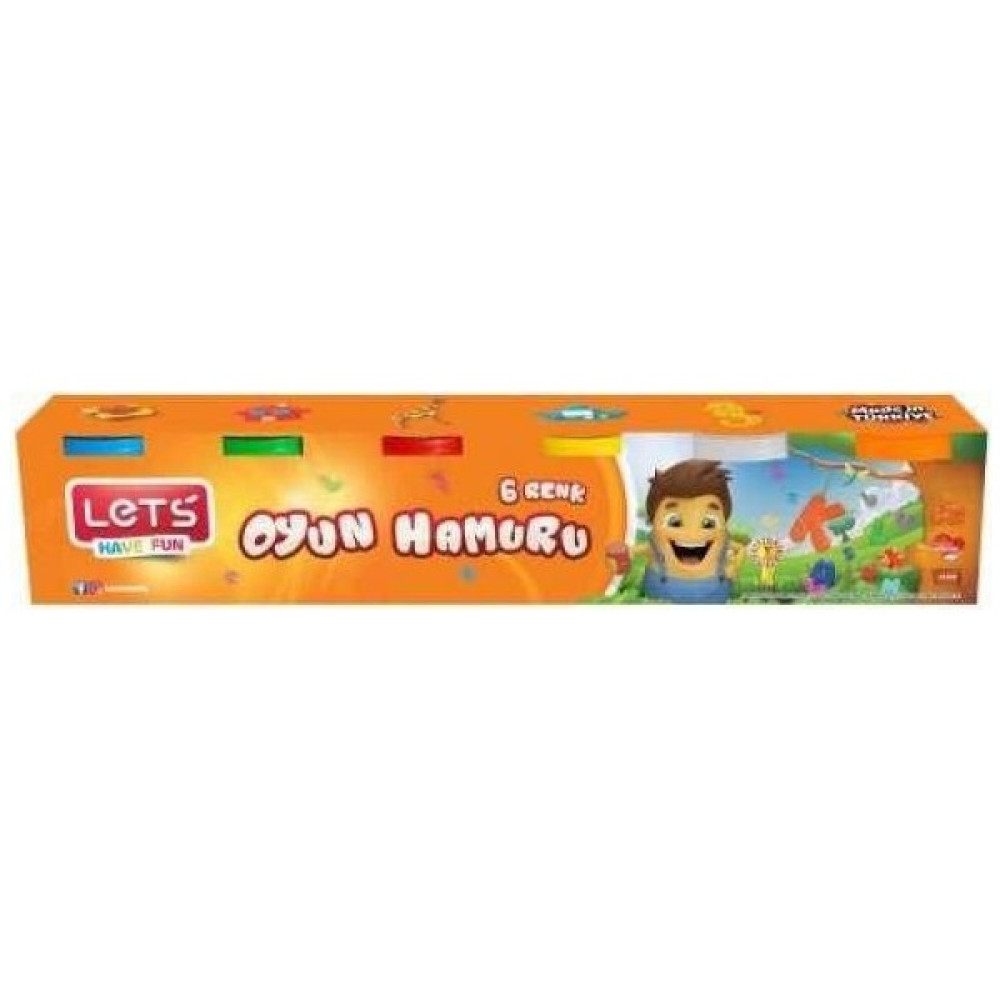 Lets Oyun Hamuru 6 Renk 690GR L8450 Oyun Hamuru & Kil Fiyatı