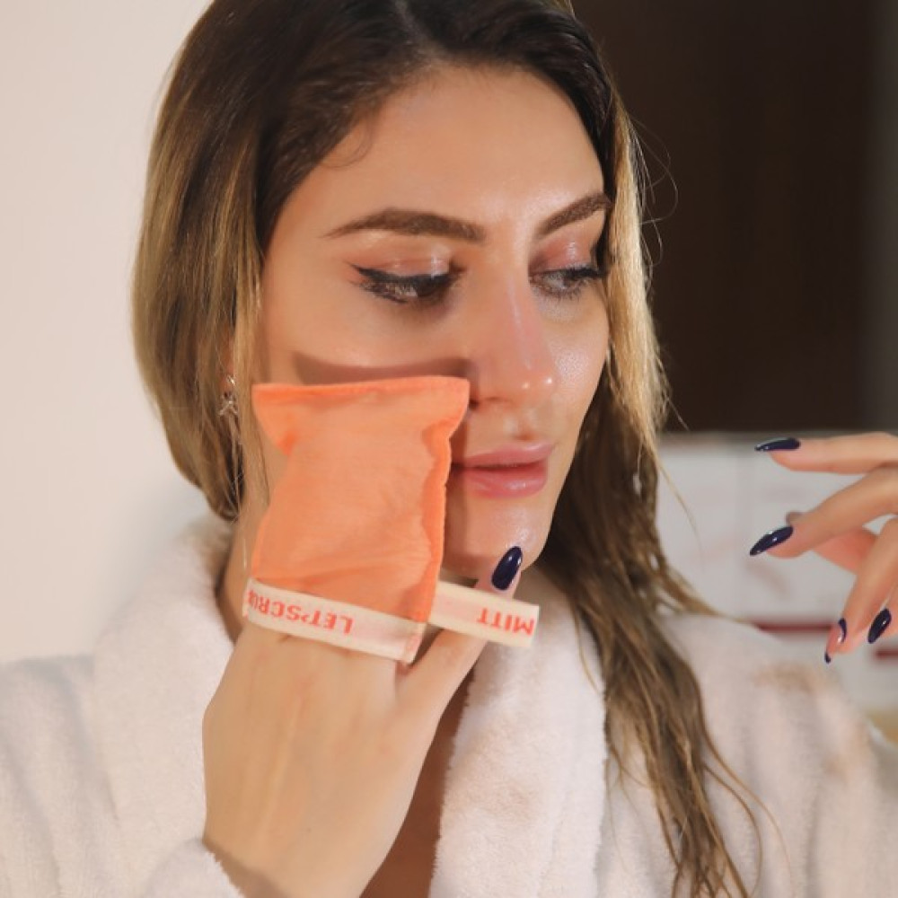Let'scrub Yavruağzı Yüz Kesesi Floş Ipek Peeling Eldiveni Kadın ve Erkekler Için 1 Adet Vücut Bakım Setleri Fiyatı