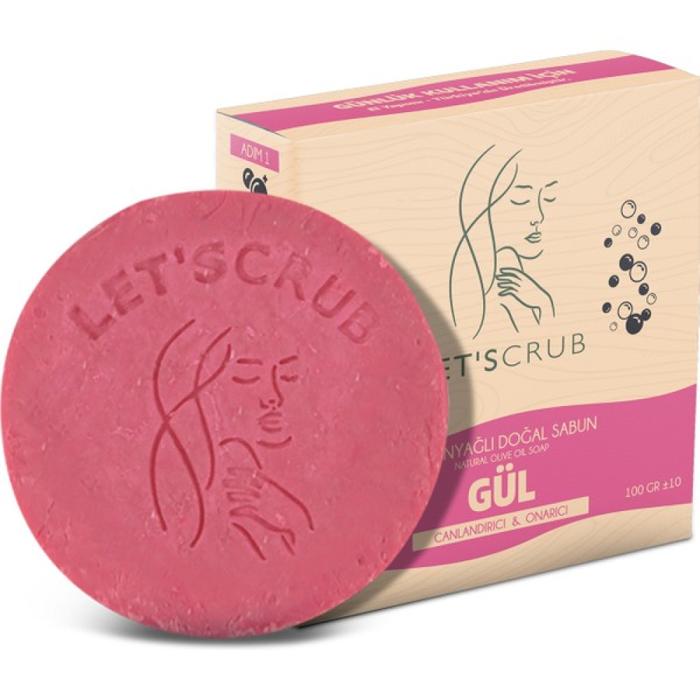 Let'scrub Zeytinyağlı Doğal Gül Yağı Sabunu Canlandırıcı Ve Onarıcı 100gr Tüm Cilt Tipleri Için Sabunlar Fiyatı