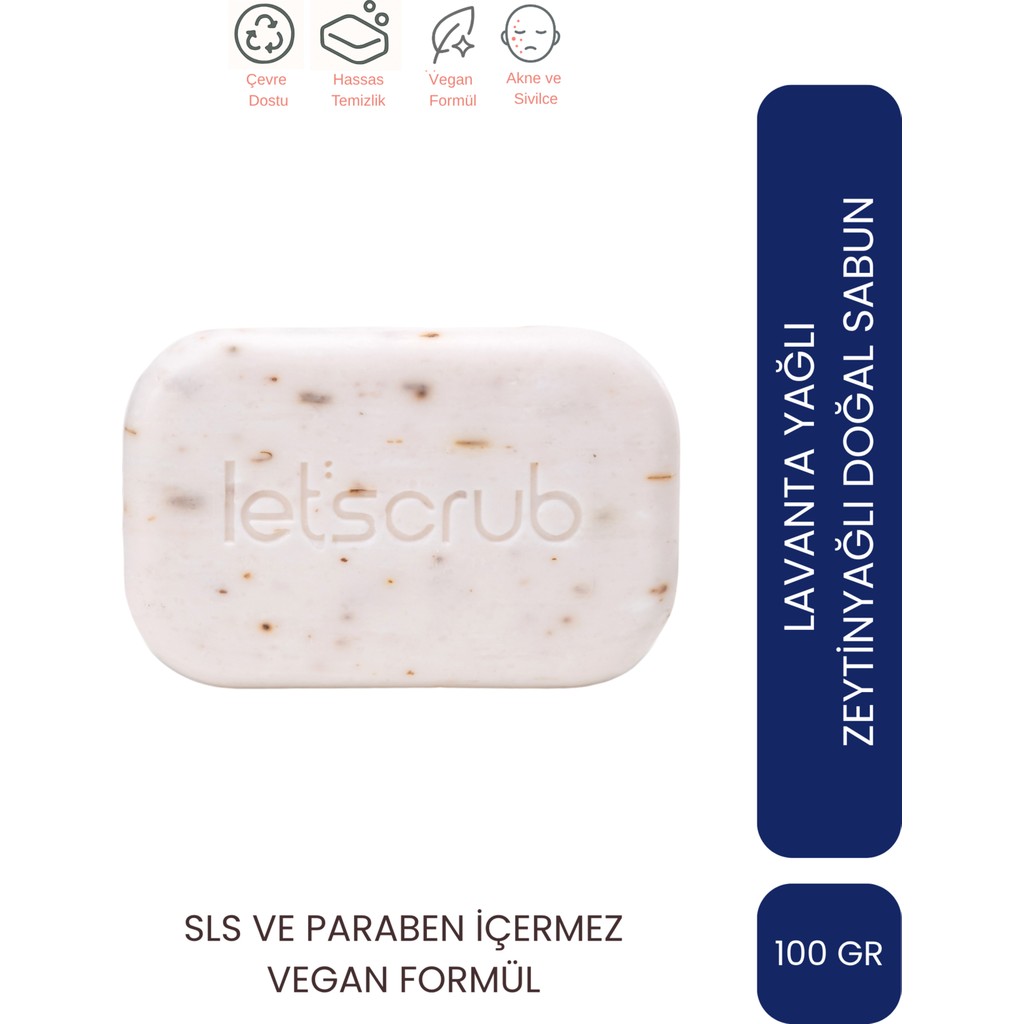 Let'scrub Zeytinyağlı Doğal Sabun Lavanta Kokulu Rahatlatıcı Ve Koruyucu 100 Gr Sabunlar Fiyatı