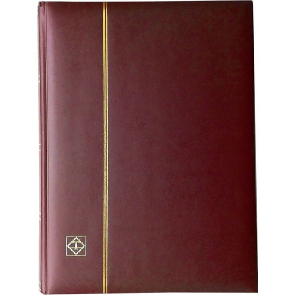Leuchtturm Pul Defteri 64 Sayfa Bordo Cilt, Siyah Sayfa Dosya Fiyatı