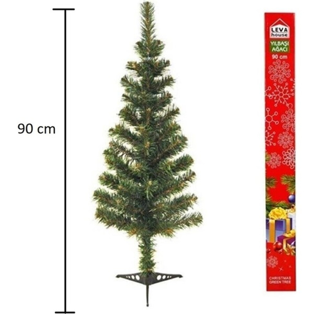 Leva Yılbaşı Çam Ağacı (90 Cm) - Yeşil Yılbaşı Ağacı Fiyatı