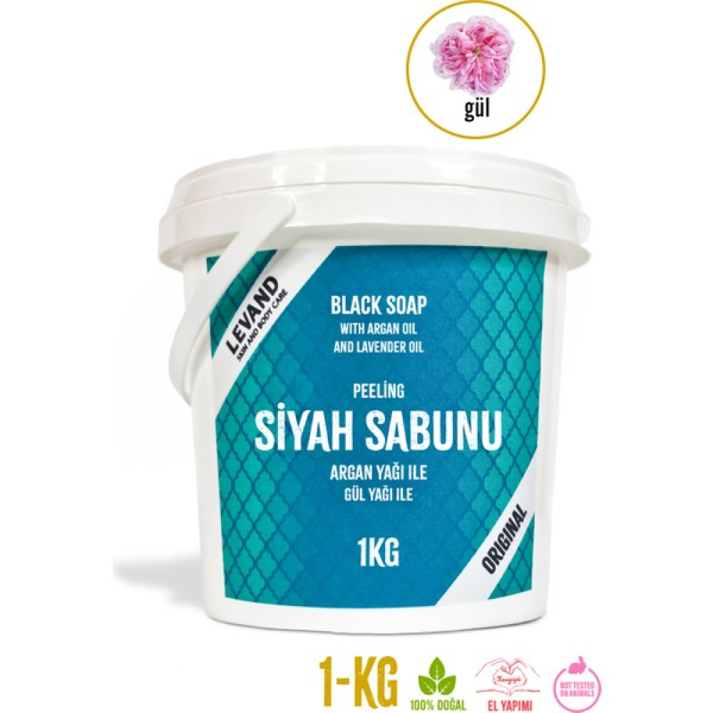Levand Peeling Siyah Sabunu Gül 1 kg Oto Boyaları Fiyatı