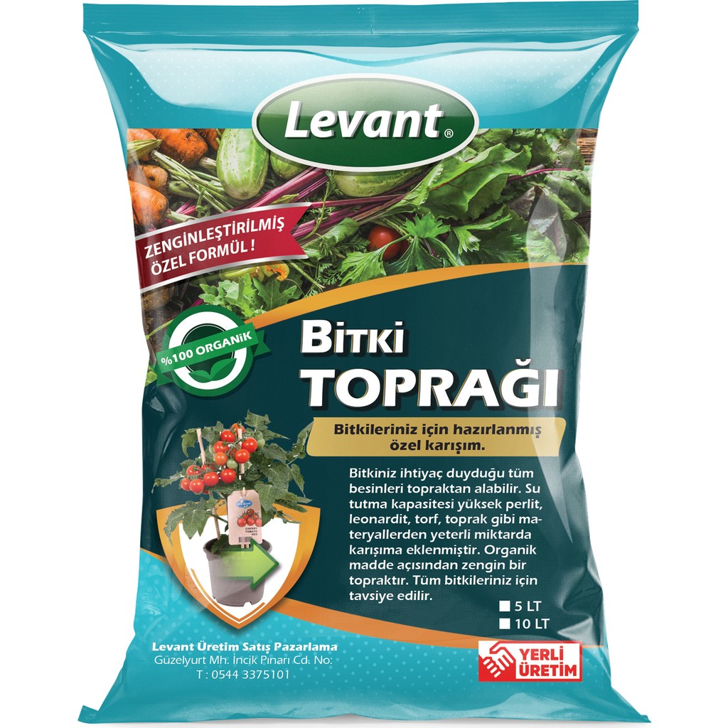 Levant Özel Karışım Yüksek Kalite Bitki Toprağı 10 Lt Bitki Fiyatı