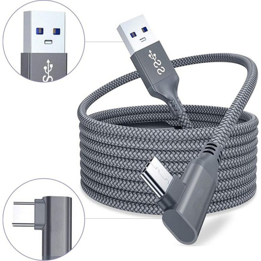 Levels Oculus Quest Link Vr Kablosu Typ-C Usb-A Data Aktarım ve Şarj Kablosu 5 Metre Çevre Birimleri Fiyatı