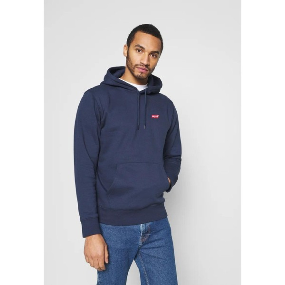 Levi's Erkek Lacivert Standart Fit Kapüşonlu Şardonlu Hoodie Erkek Sweatshirt Fiyatı