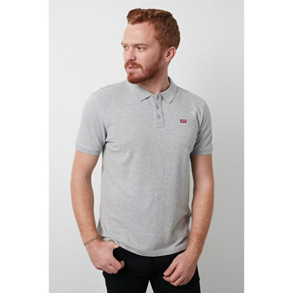 Levi's Erkek Polo Yaka Gri Tshirt A0229-0007 Erkek T-shirt Fiyatı