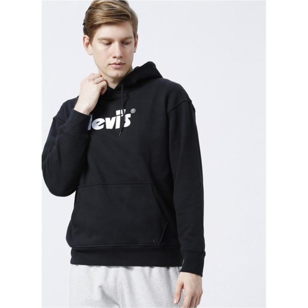 Levi's Levi's Erkek Kapüşonlu Siyah Erkek Sweatshirt - A2827-0040 Erkek Sweatshirt Fiyatı