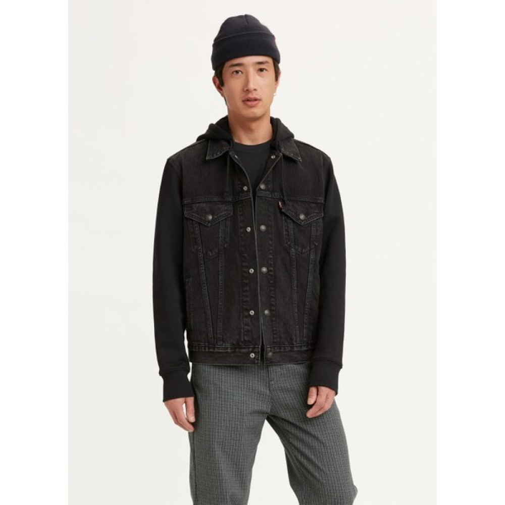 Levi's Levi's Siyah Erkek Denim Ceket A0632-0001_HYBRID Hoodıe V Trucker Erkek Ceket Fiyatı