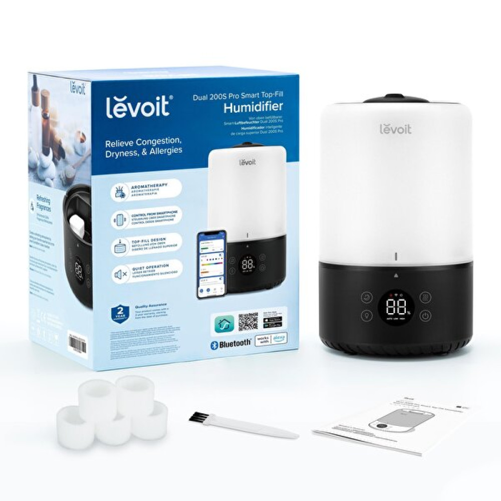 Levoit Dual 200S Pro Akıllı Üstten Dolum Hava Nemlendirme Cihazı Diğer Fiyatı
