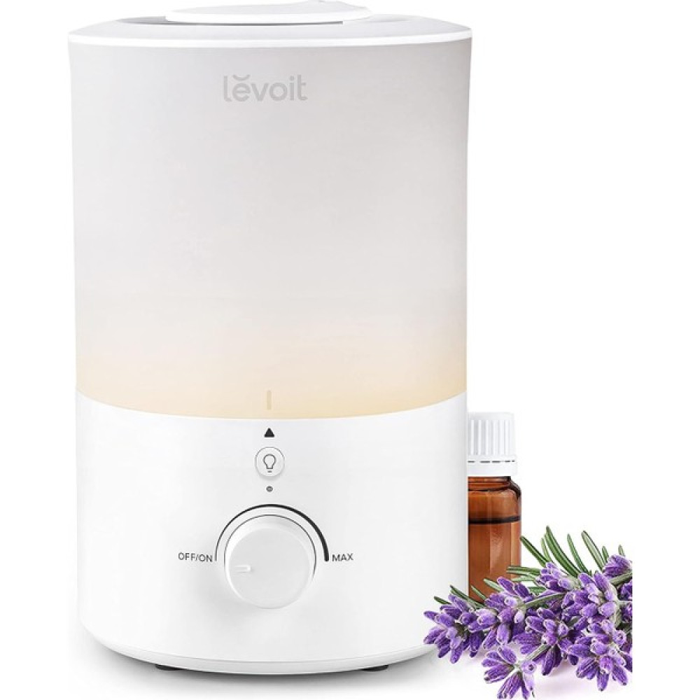 Levoit Rasjack Levoıt Oda Nemlendirici, Üstten Dolum, 3L/25SA Süre, 28DB Sessiz, Işık ve Aromaterapili Bebek Güvenlik Fiyatı