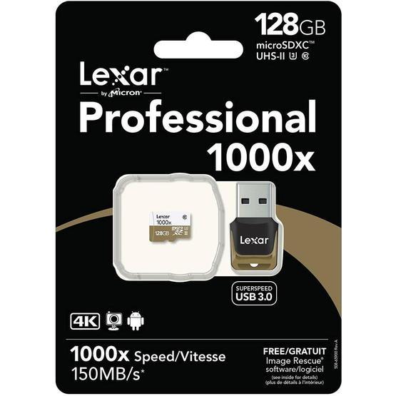 Lexar 1000x 128GB MicroSDXC Hafıza Kartı