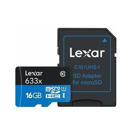 Lexar 16 gb 95 mb/s Micro 633x Sdhc Performans Hafıza Kartı