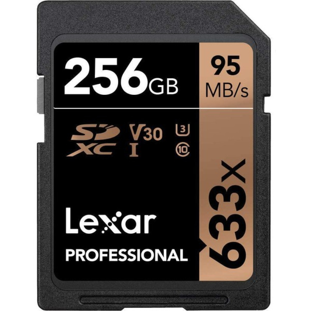 Lexar 256GB Professinal 633X Sdhc Uhs-I 95MB/S Okuma 45MB/S Yazma C10 V30 U3 Hafıza Kartı Hafıza Kartları Fiyatı