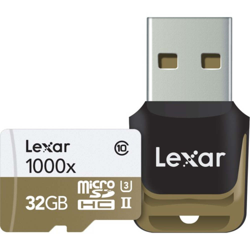 Lexar 32GB 1000X MicroSDHC High Speed Hafıza Kartı + Reader Class10 U3 (LSDMI32GCBEU1000R) Hafıza Kartları Fiyatı